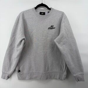 100 Thieves Mens Crew Sweatshirt Gray Size M